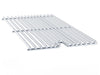 Stainless steel cooking grate shown separately, compatible with Sunstone charcoal tray and grill insert system.