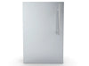 Sunstone DE-DVL15 15-inch 304 stainless steel single access door, left-swing design with vertical handle, front view.