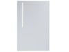 Sunstone DE-DVR15 15-inch 304 stainless steel single access door, right-swing design with vertical handle, front view.