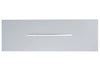 A straight-on front view of the Sunstone 30-inch stainless steel drawer in the closed position, featuring a sleek, minimalist face and a centered horizontal bar handle.