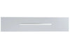 A direct front view of the Sunstone 30-inch single drawer in a closed position, featuring a clean, minimalist stainless steel face and a centered horizontal bar handle.