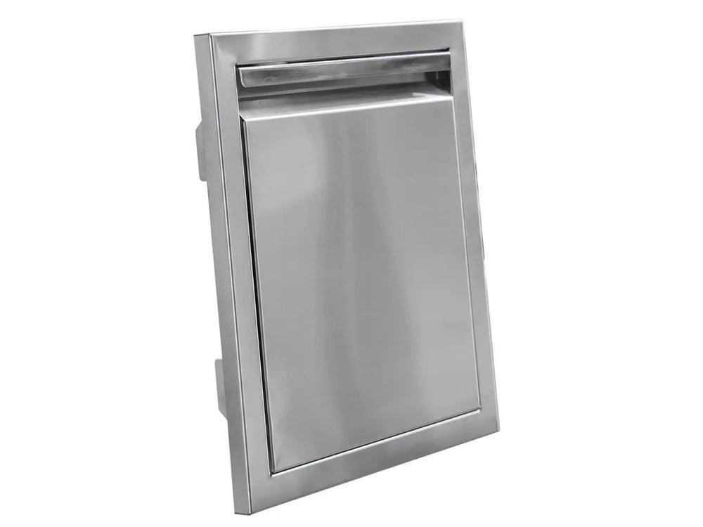 Videl Grills single access door in stainless steel for built-in outdoor kitchen islands