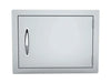 Sunstone DH1420 reversible access door, flush-mount 304 stainless steel panel for outdoor kitchen islands with sleek handle and right/left swing installation.