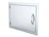 Close-up of the Sunstone DH1724 reversible hinge system allowing for left or right-handed door swing installation.