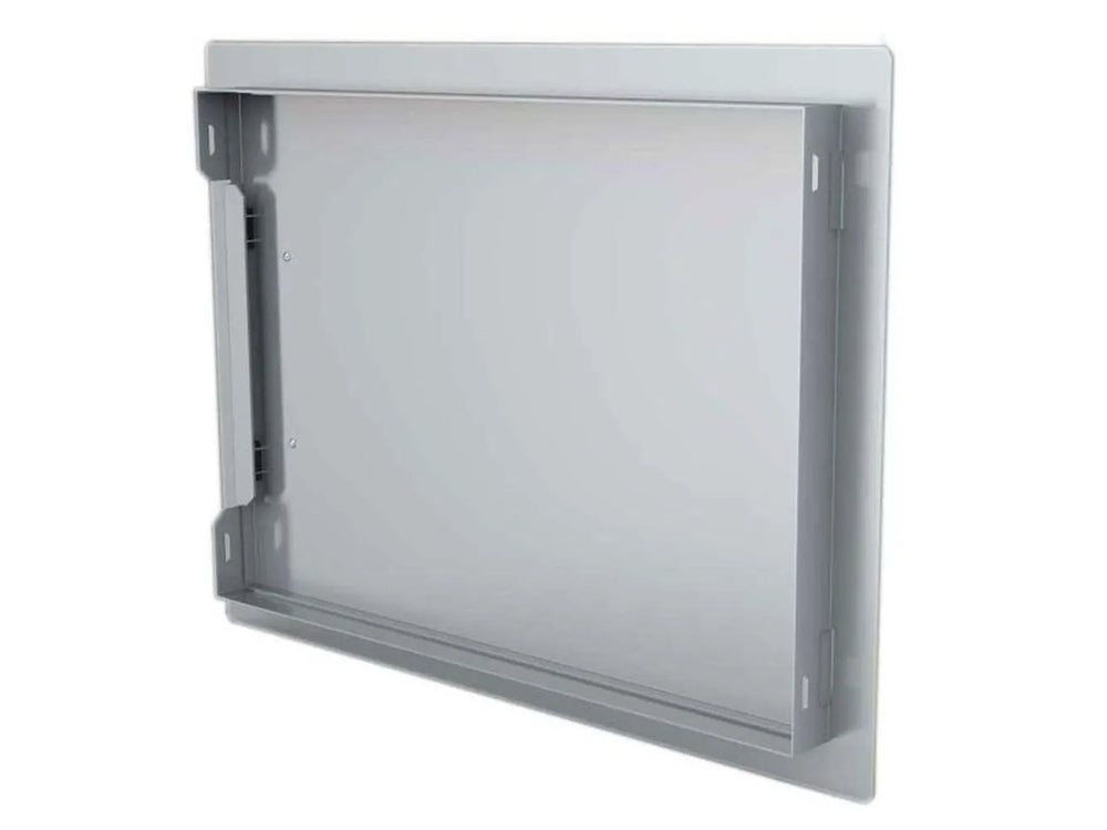 Interior view of the 17x24 Sunstone Designer Series door showing the magnetic closure and weather-resistant seal.
