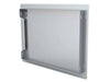 Interior view of the 17x24 Sunstone Designer Series door showing the magnetic closure and weather-resistant seal.