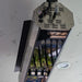 Close-up of the connection end of the SunStar MGL0, showing the gas inlet, electrical controls, and "Made in U.S.A." label.