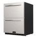 Wildfire WFRDD24 24" Dual Drawer Refrigerator Angled View