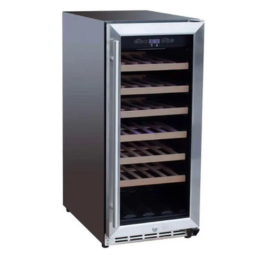 Summerset 15" Outdoor Wine Cooler RFR-15W, built-in beverage center for outdoor kitchen.