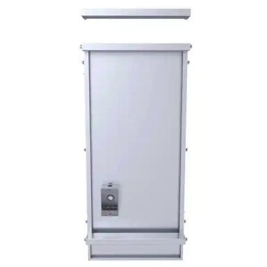 Sunstone SCC15SPE 15" back appliance panel, stainless steel outdoor kitchen cabinet rear support panel.