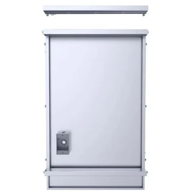 Sunstone SCC21SPE 21" back appliance panel, stainless steel outdoor kitchen appliance cabinet rear support panel.
