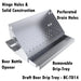 Sunstone BC-DT14 beer draft drip tray with bottle opener, perforated drain holes and removable drip tray, stainless steel bar accessory.