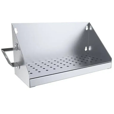 Sunstone BC-DT14 stainless steel beer drip tray with perforated drain surface and side bottle opener, wall-mount draft drip tray.