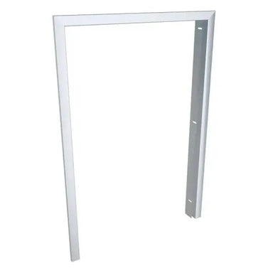 Sunstone BA-TRIM21 21-inch refrigerator trim kit, 304 stainless steel surround frame for built-in outdoor kitchen fridge.