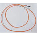 Sunstone P-GIMwire-IR impulse igniter wire for IR burner, orange insulated ignition cable with ceramic connector and metal electrode tip.