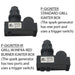 Sunstone P-Gigniter gas grill igniter AAA push button spark generator, replacement igniter box for Sunstone grills and infrared burner models.