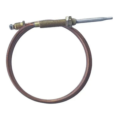 Sunstone P-Tcouple thermocouple for 28/34-inch IR and 42-inch grills, coiled copper sensor tube with threaded fittings and probe tip on white background.