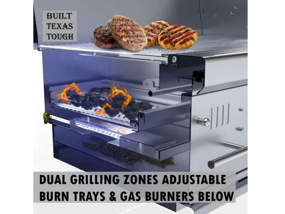 Sunstone EMCHDZ42 adjustable rear hood louver vents for precise heat and smoke control