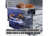 Sunstone EMCHDZ42 adjustable rear hood louver vents for precise heat and smoke control