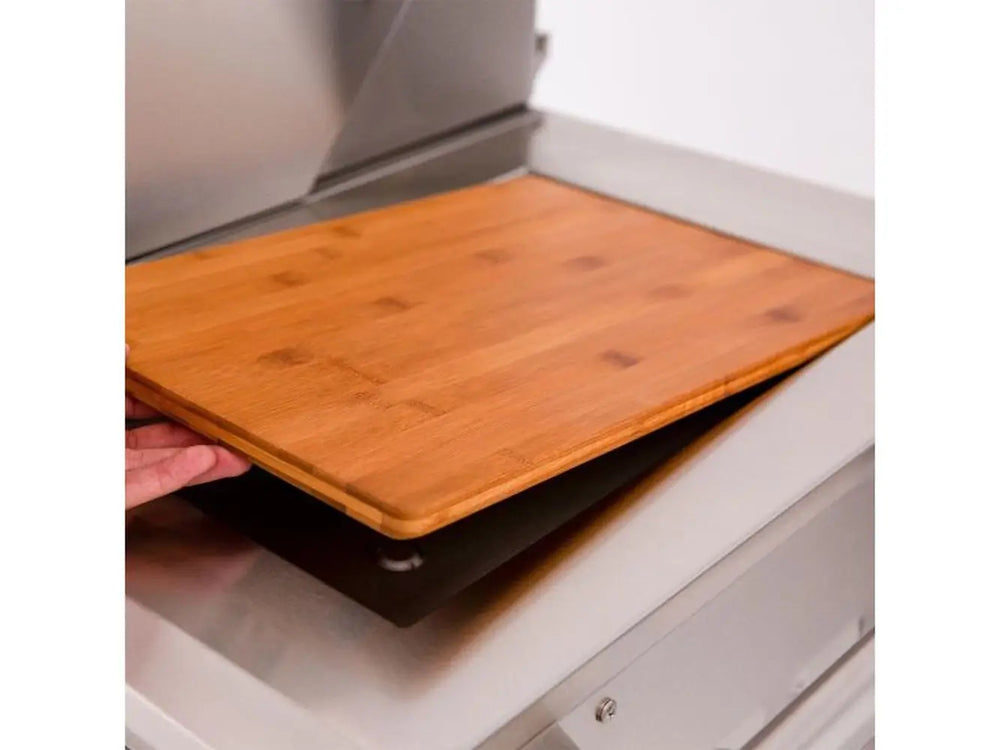 American Made Grills Encore 36" Hybrid Gas, Wood & Charcoal Grill cutting board