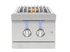 American Made Grills Encore ENCSB2 Built-in Double Side Burner - 24,000 BTU for outdoor kitchen