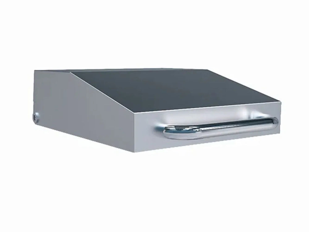 Le Griddle GFLID40 Griddle Lid – Hinged Stainless Cover Angled View