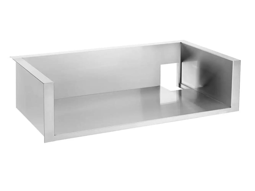 Summerset Quest 304 Stainless Steel Grill Liner, insulated for safe built-in installation.