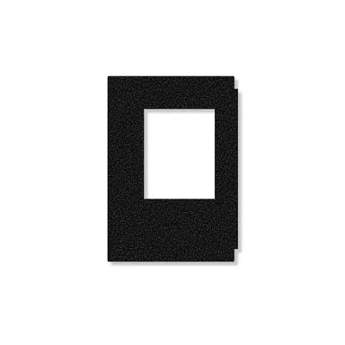 Broil King granite countertop insert for side burner with rectangular cutout, shown on a white background.