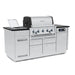 Broil King Imperial QS 590i Grill Center with iQue, angled view