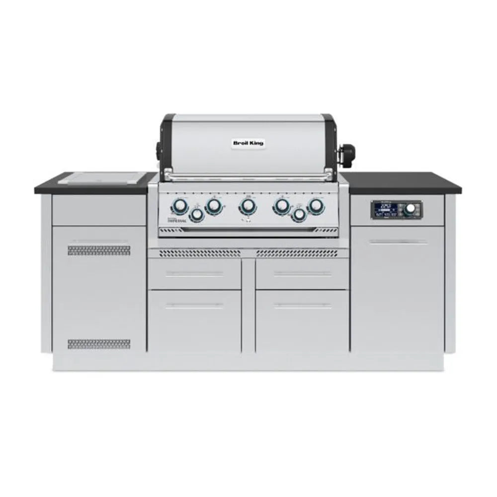 Broil King Imperial QS 590i Grill Center with iQue, front view