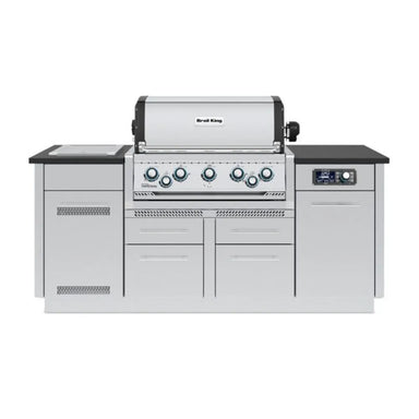 Broil King Imperial QS 590i Grill Center with iQue, front view