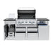 Broil King Imperial QS 590i Grill Center with iQue, front open view