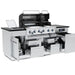 Broil King Imperial QS 690i dual-oven grill center, open angled view