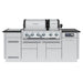 Broil King Imperial QS 690i dual-oven grill center, front view