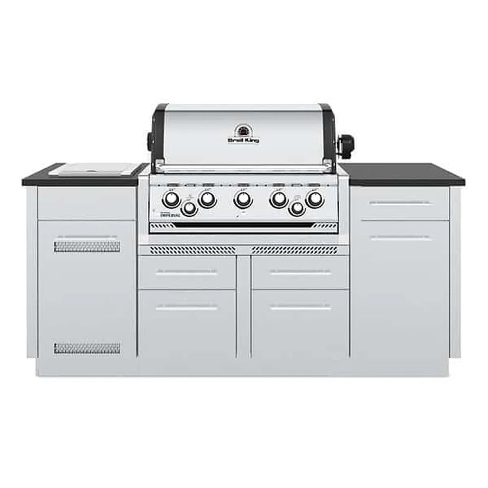 Broil King Imperial S 590i Grill Center with rotisserie, front view