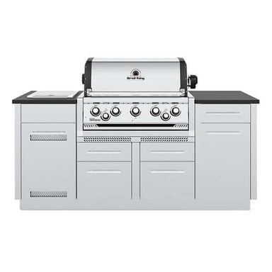 Broil King Imperial S 590i Grill Center with rotisserie, front view