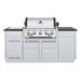Broil King Imperial S 590i Grill Center with rotisserie, front view