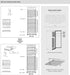 Storage capacity diagram for KBU170DX showing 164-bottle standard configuration versus 133-bottle display shelf layout.