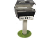Broilmaster P3XF 27" Gas Grill Head & Griddle on Stainless Steel In-Ground Post