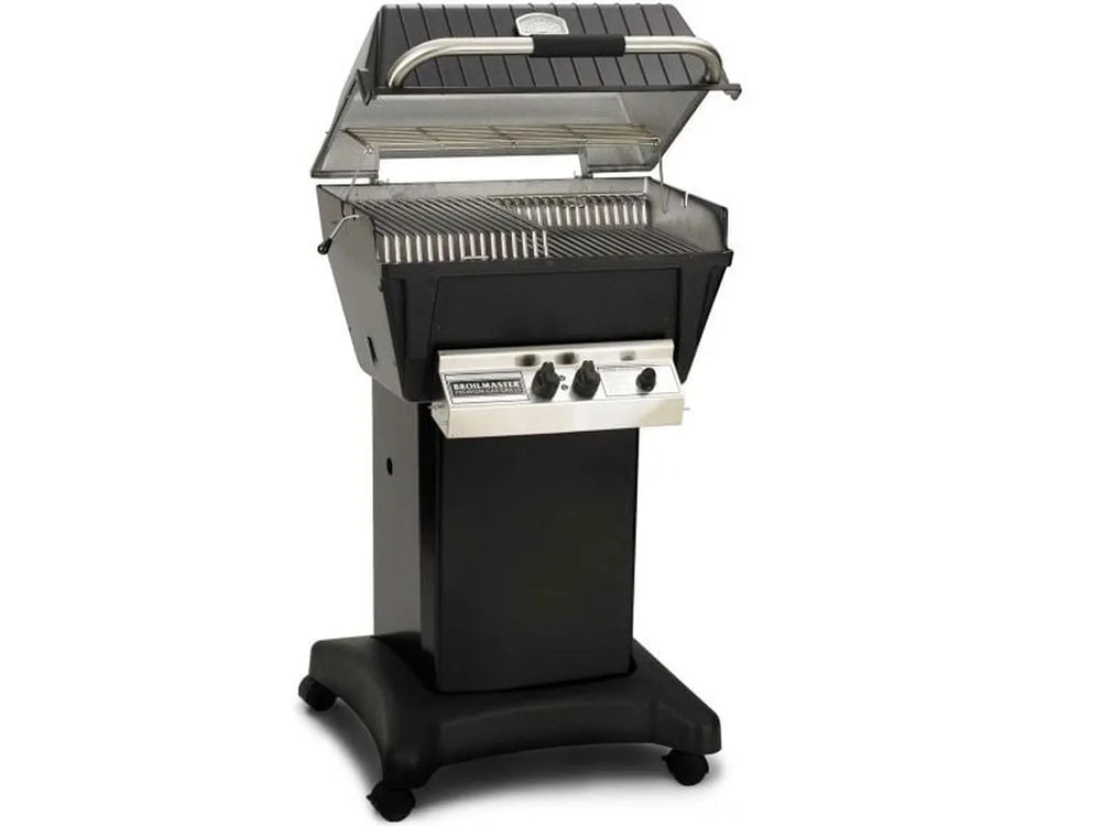 Broilmaster P4X 24" Gas Grill Head, Bowtie Burner with Black Cart