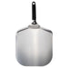 Blackstone aluminum pizza peel with non-slip black handle for sliding pizzas into portable pizza ovens