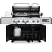 Broil King Regal Q 690 Pro IR smart dual-oven grill with lids open