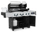 Broil King Regal Q 690 Pro IR smart dual-oven grill, open angled view