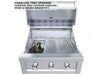 Sunstone RUBY3B charcoal tray upgrade for burning charcoal, wood and ceramic briquettes