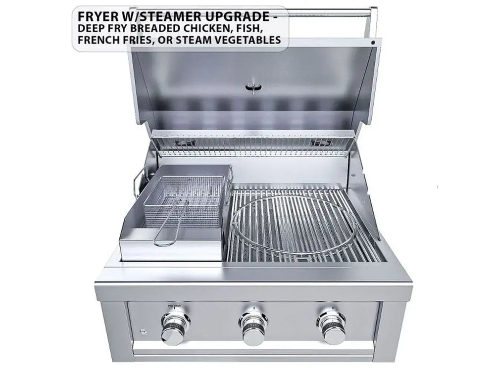 Sunstone RUBY3B fryer and steamer upgrade for deep frying chicken, fish and fries