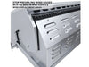 Sunstone RUBY3B built-in grill with wind guards and wind displacement holes for steady flames