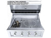 Sunstone RUBY4B charcoal tray upgrade for charcoal, wood logs, and ceramic briquettes