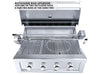 Sunstone RUBY4B dual rotisserie rod upgrade for simultaneous rotisserie grilling
