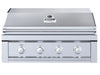 Sunstone RUBY4B 36-inch Pro-Sear gas grill exterior with integrated thermometer