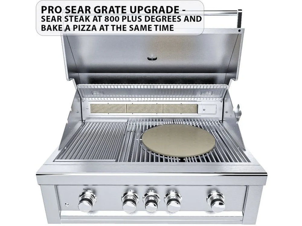 Sunstone RUBY4BIR Pro Sear grate upgrade reaching 800+ degrees for steak and pizza